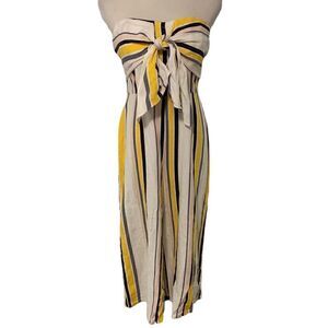 Gypsies & Moondust Striped Strapless Jumper Sz 7